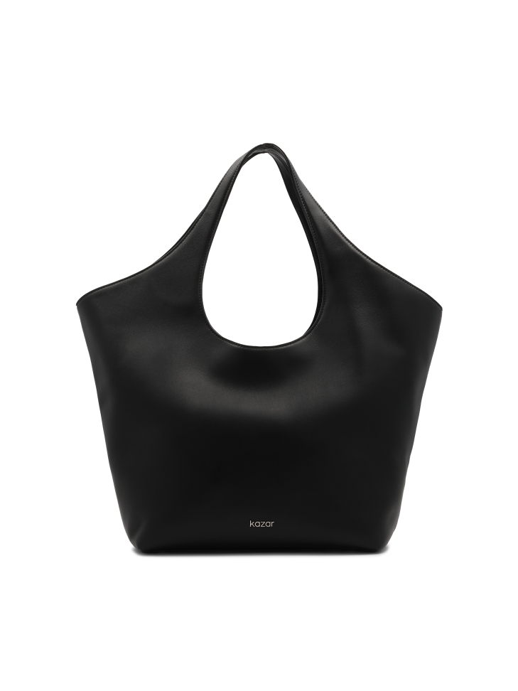 Large leather shoulder bag FOLA