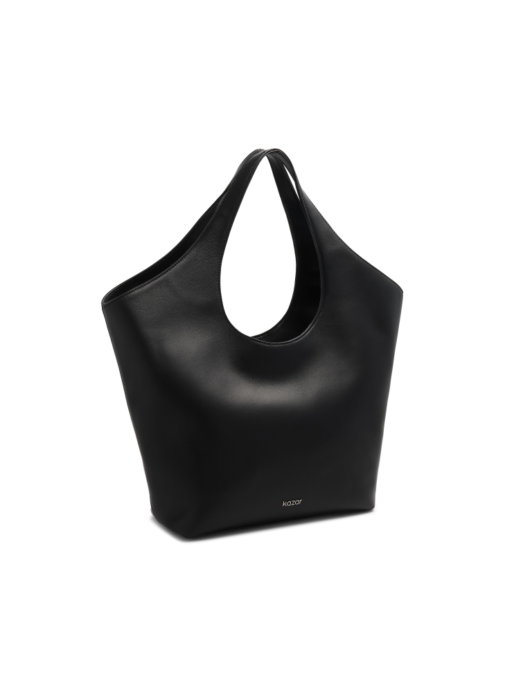 Large leather shoulder bag FOLA