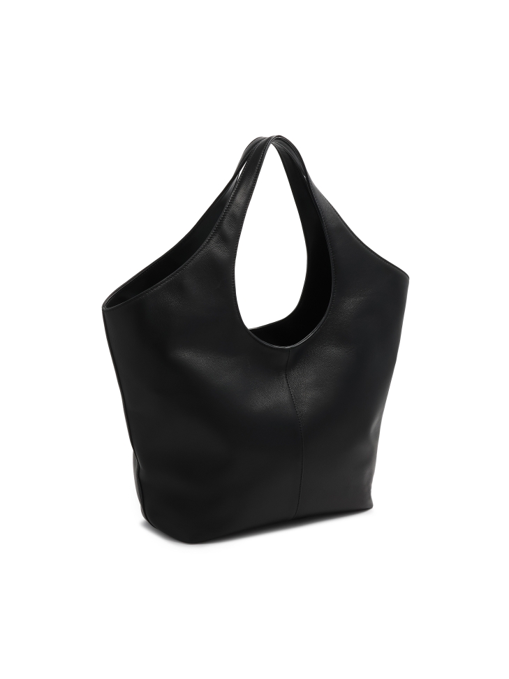 Large leather shoulder bag FOLA