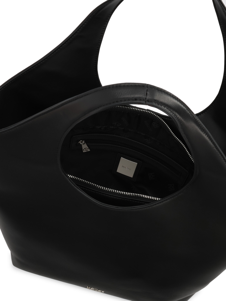 Large leather shoulder bag FOLA