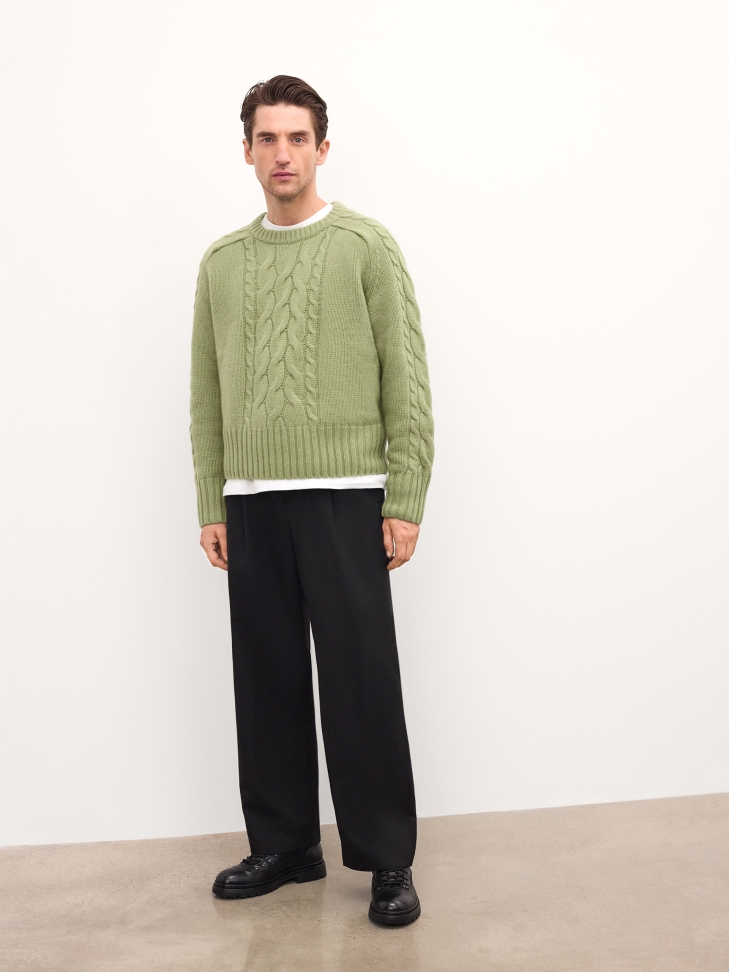 Black men's natural leather boots MARIANNO