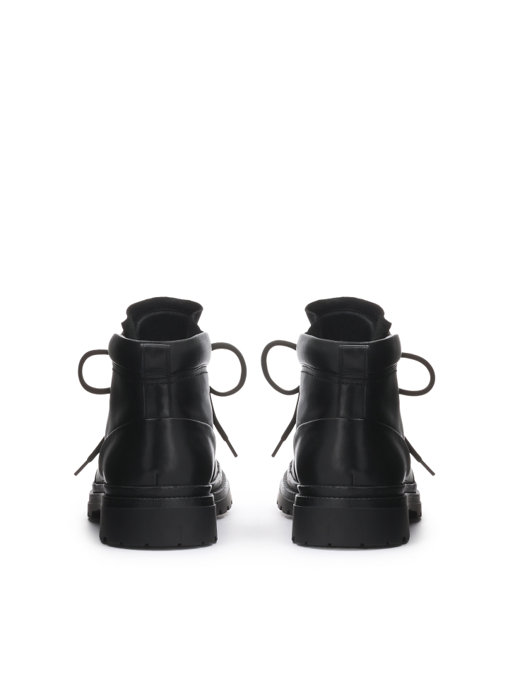 Black men's natural leather boots MARIANNO