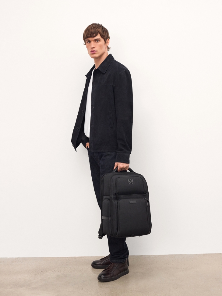 Leather brown sneakers with high upper  TRUXTON