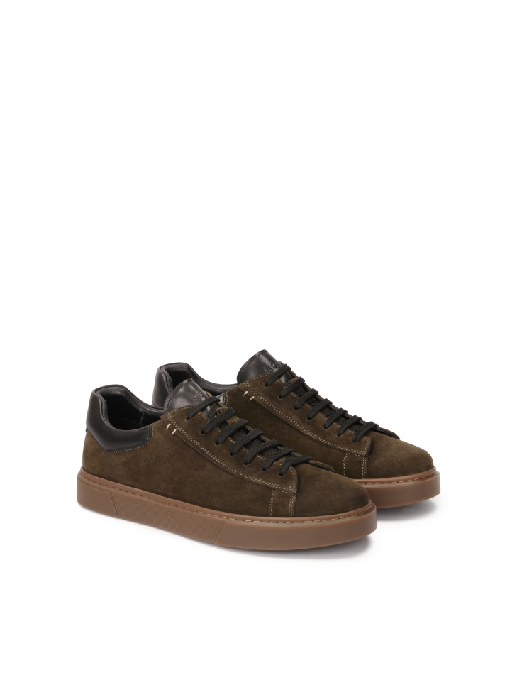 Khaki suede sneakers  SILVAN