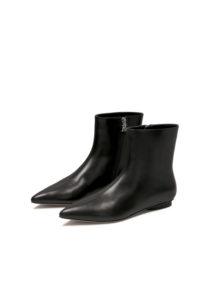 Flat boots with zipper KS AMIENS