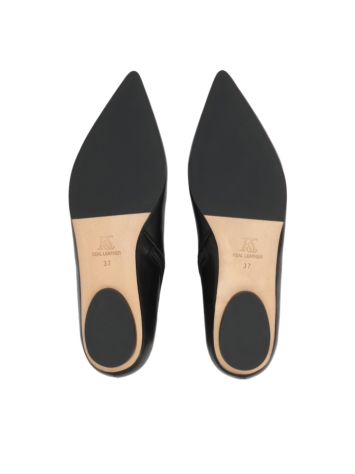 Flat boots with zipper KS AMIENS