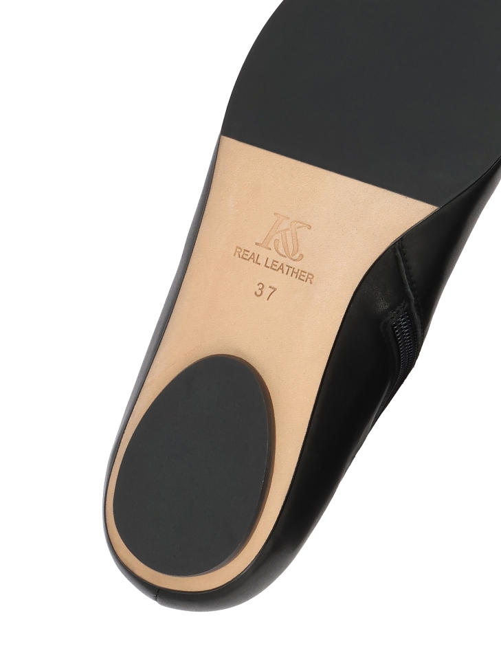 Flat boots with zipper KS AMIENS