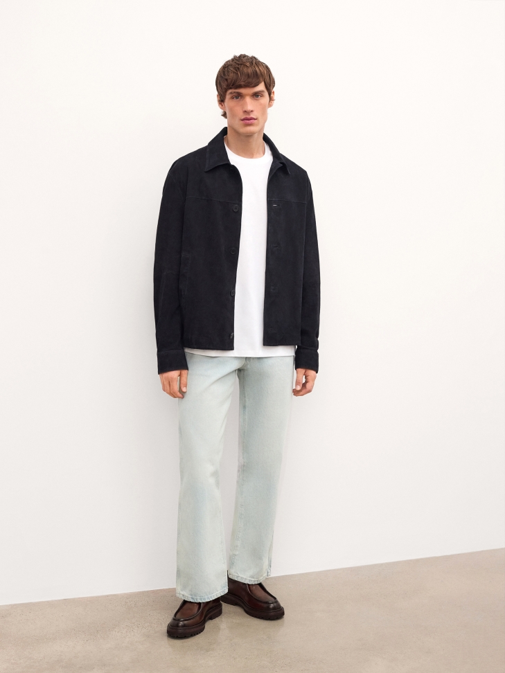 Leather shoes with short lacing TEODORIOS