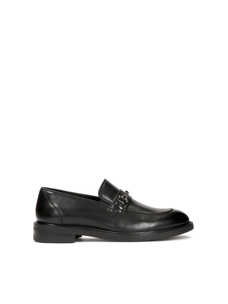 Elegant leather loafers with buckle TIMONES