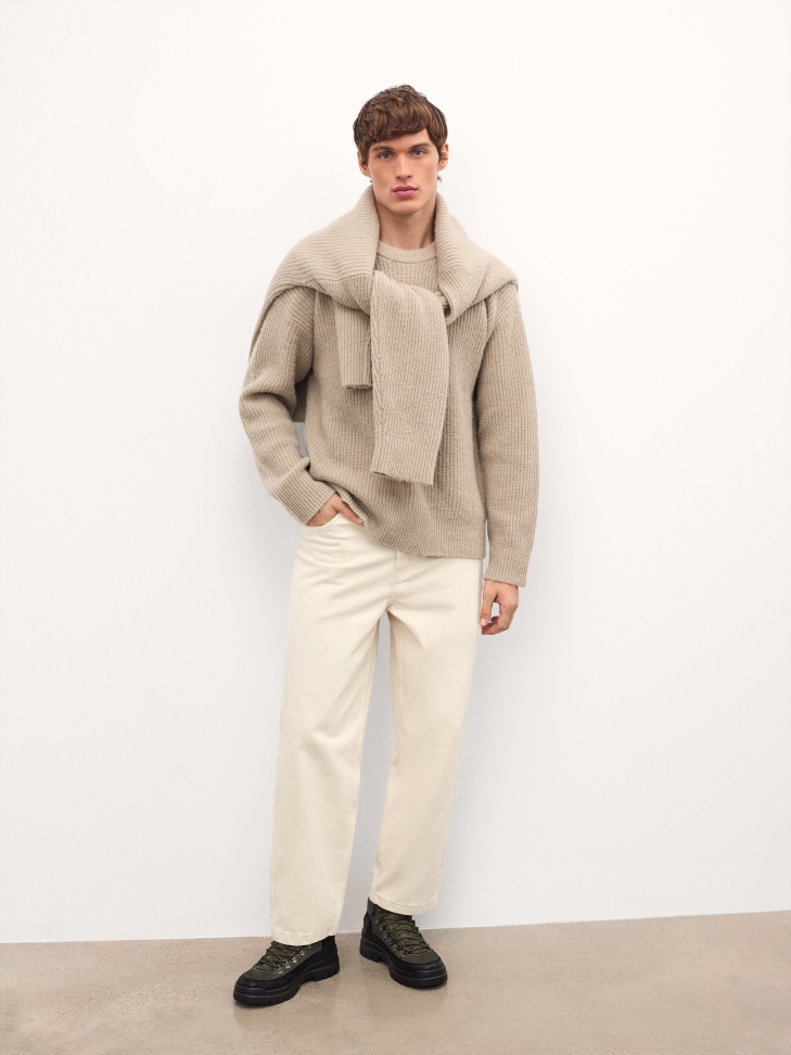 Two-tone suede boots TADEUSS