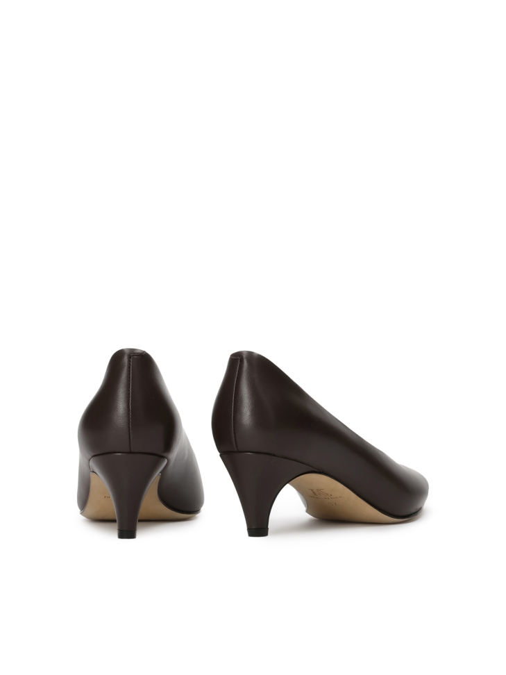 Dark brown pumps with extended nose KS NARINE
