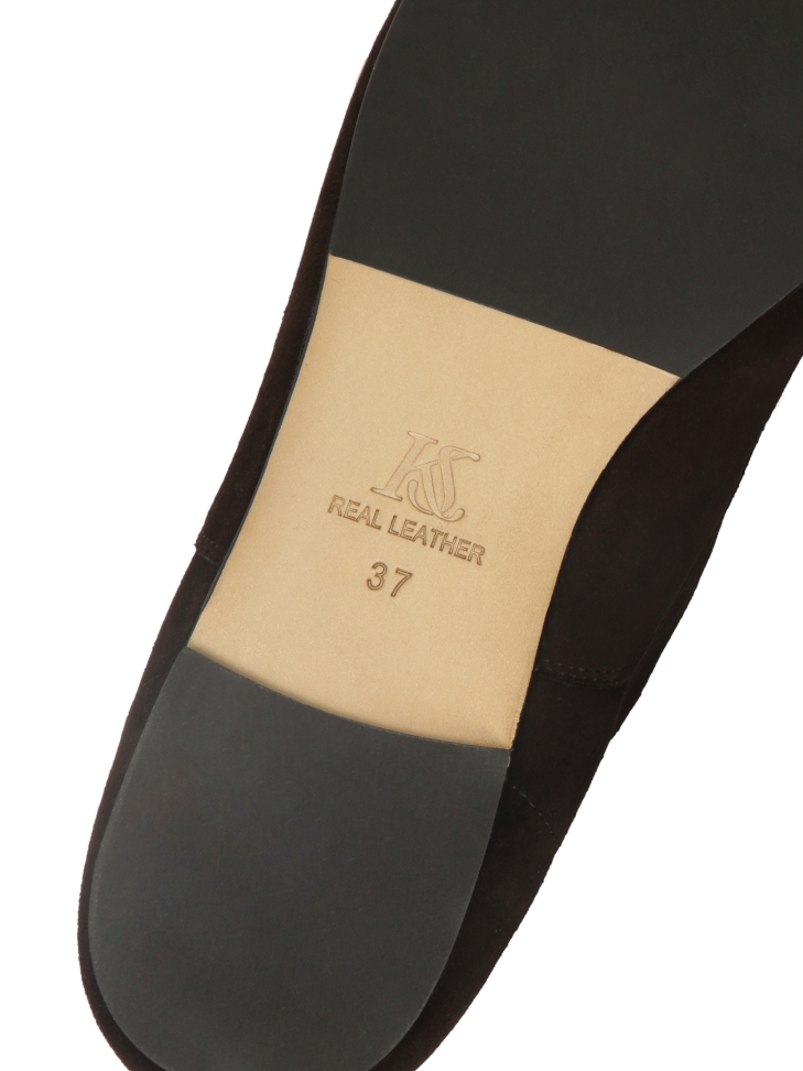 Dark brown shoes with low upper KS LORIENT