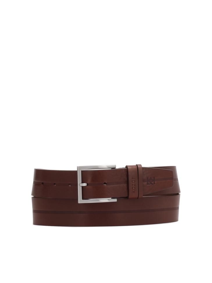 Brown strap made of genuine leather SAMUELLO