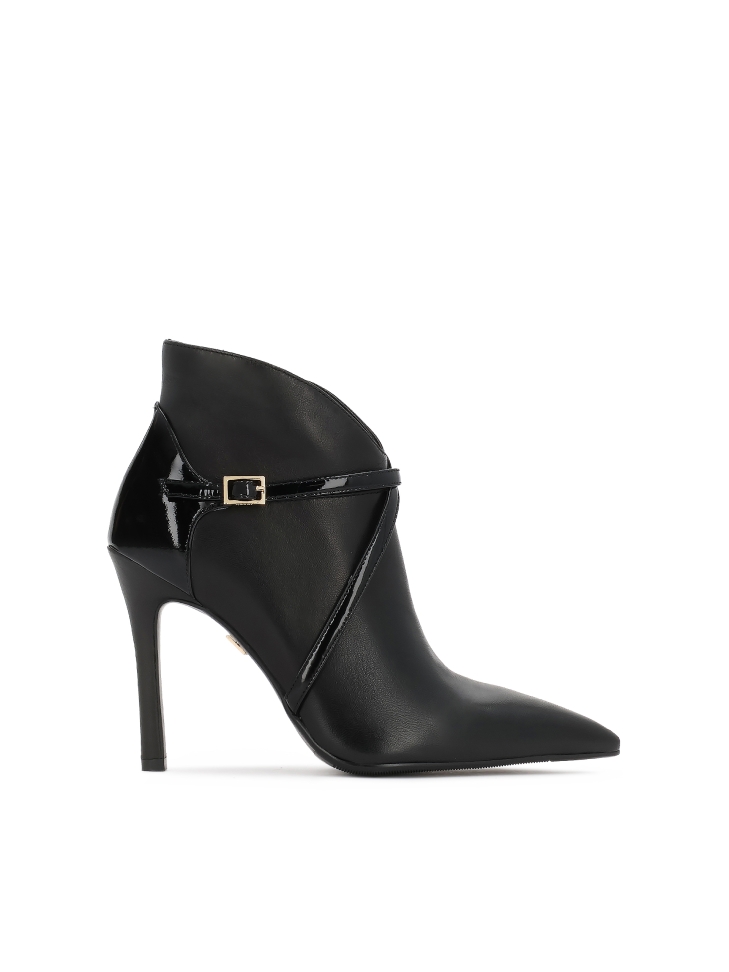 Heeled boots with contoured upper ZARAYA