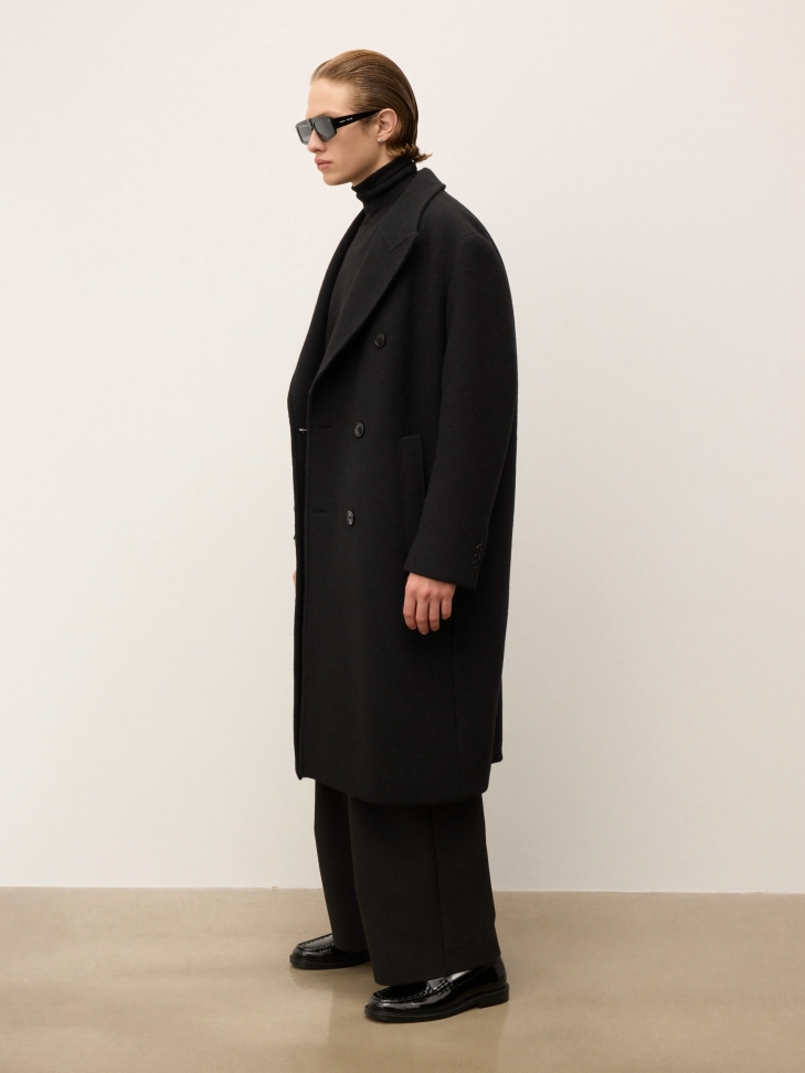 Black men's patent leather loafers KS MAACURY