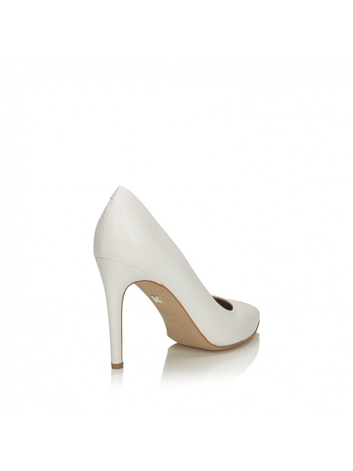 Ladies' white pumps ANNE