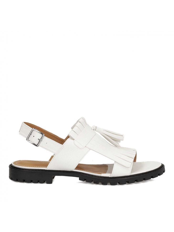 Ladies' white sandals LUANDA