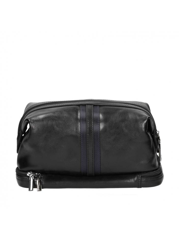 Black toiletry bag