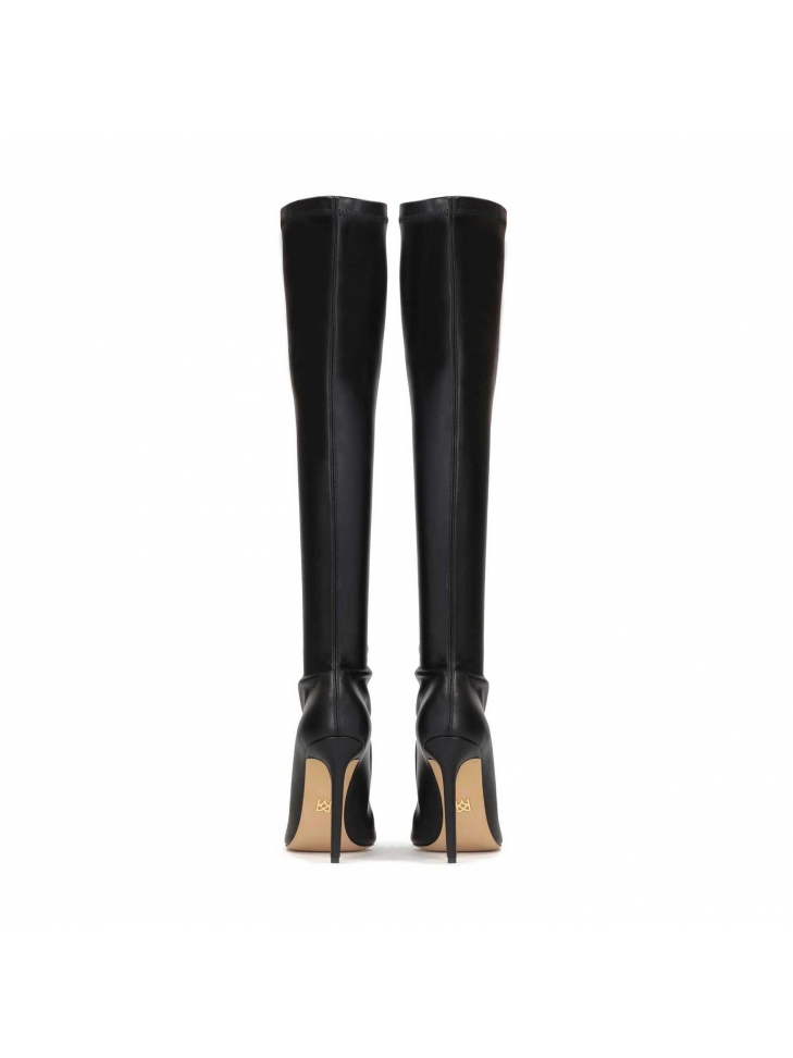 Ladies' black high boots LIZETTE