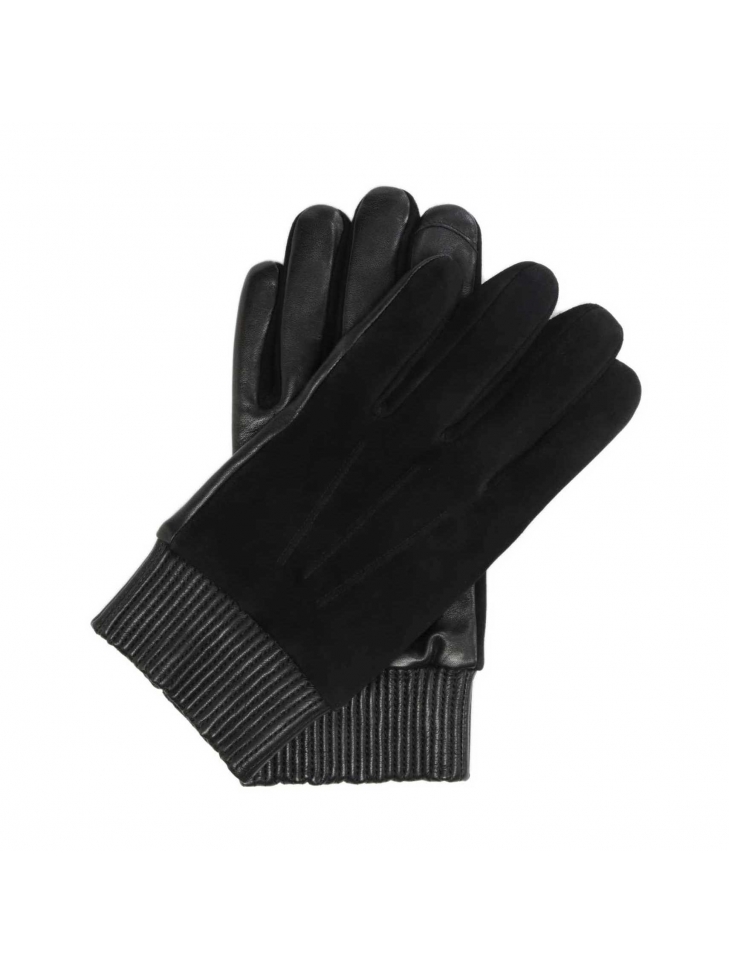 Men's black gloves HUGO