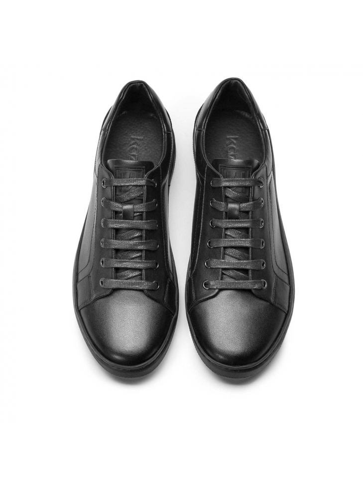 Men's black sneakers DEMPO