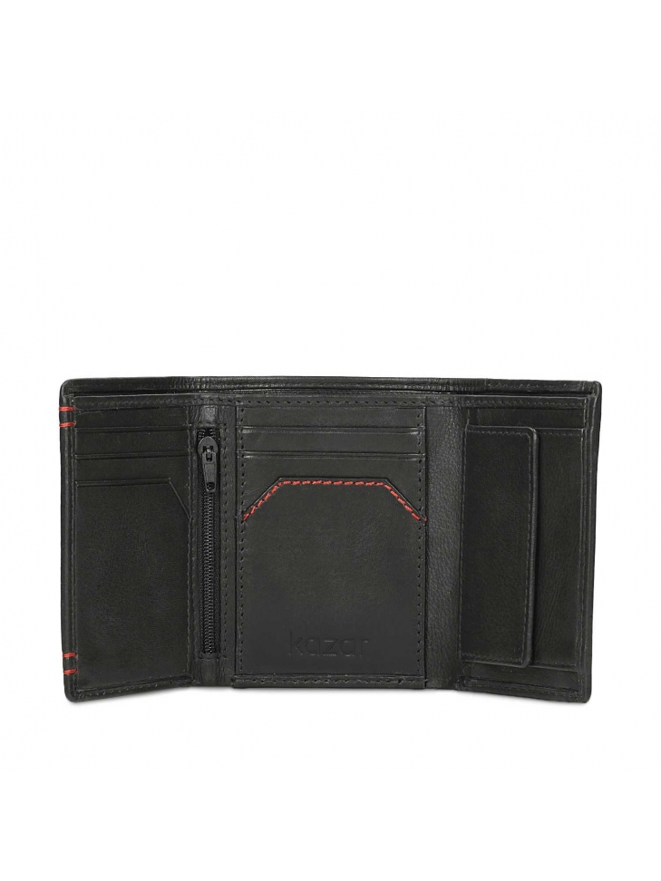 Men's black wallet MARCOS