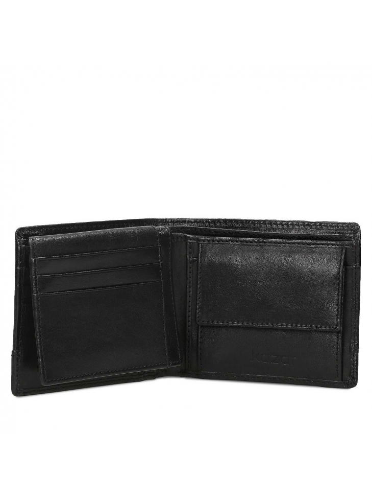 Men's black wallet VINCENT