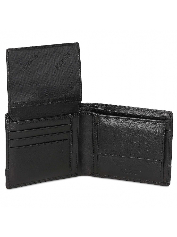 Men's black wallet VINCENT