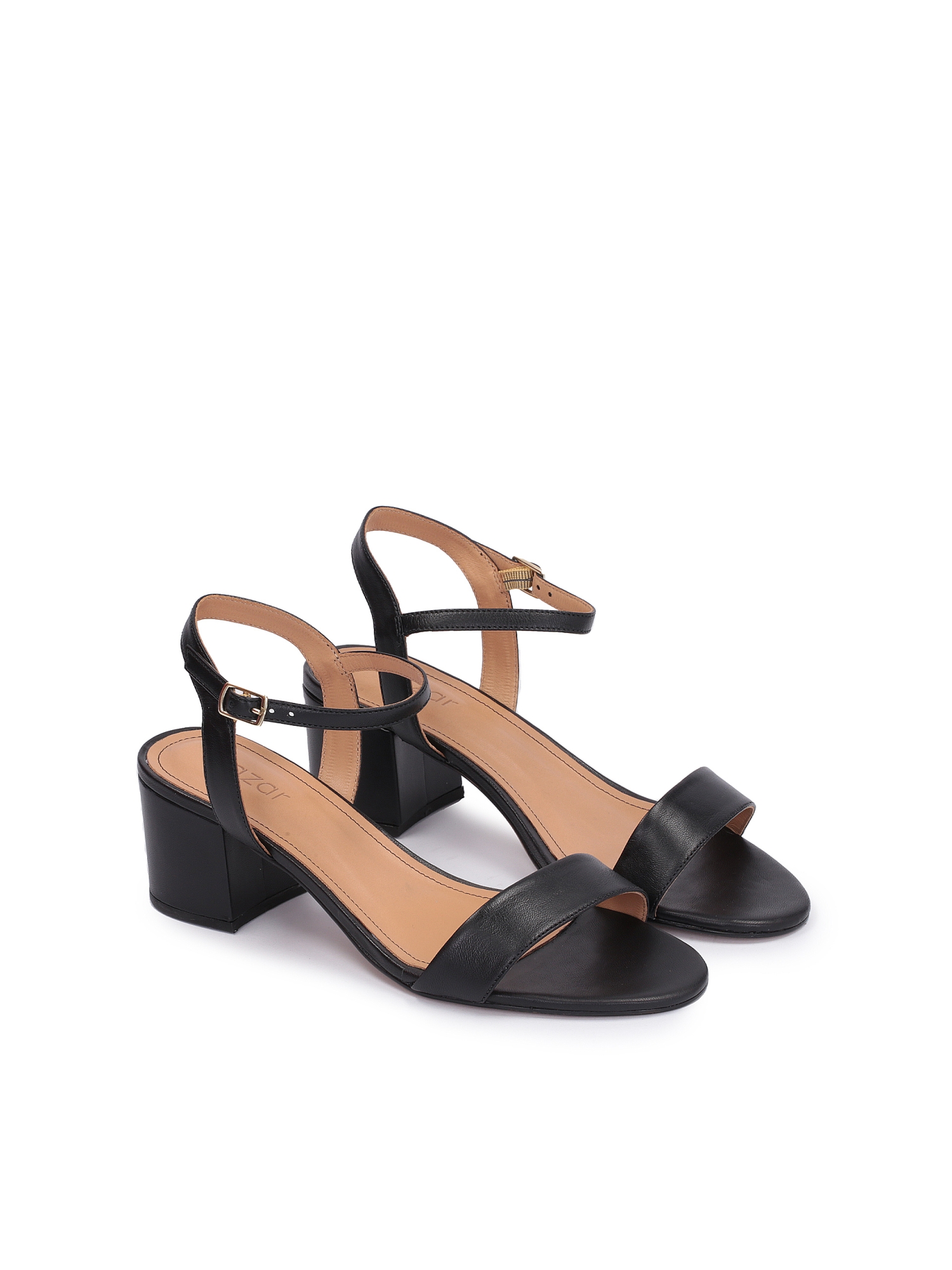Ladies’ classic black sandals TANZANY